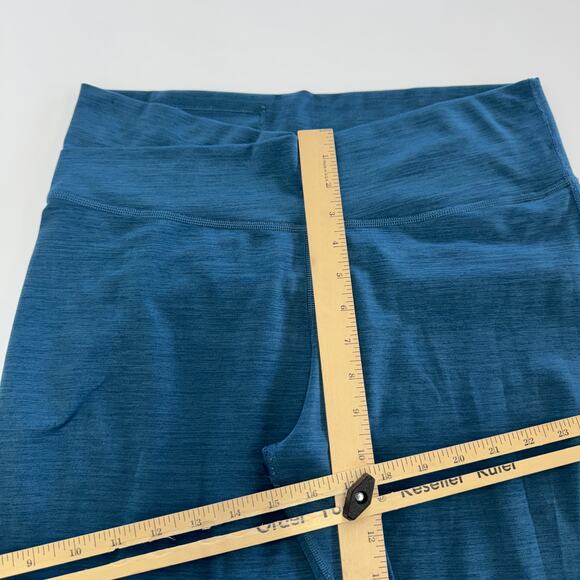 Nike Leggings Womens X Large Blue Yoga Wrap 7/8 Tight Crossover - Picture 9 of 10